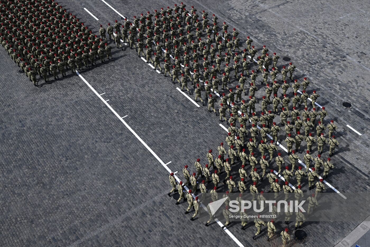 Russia WWII Victory Parade Rehearsal
