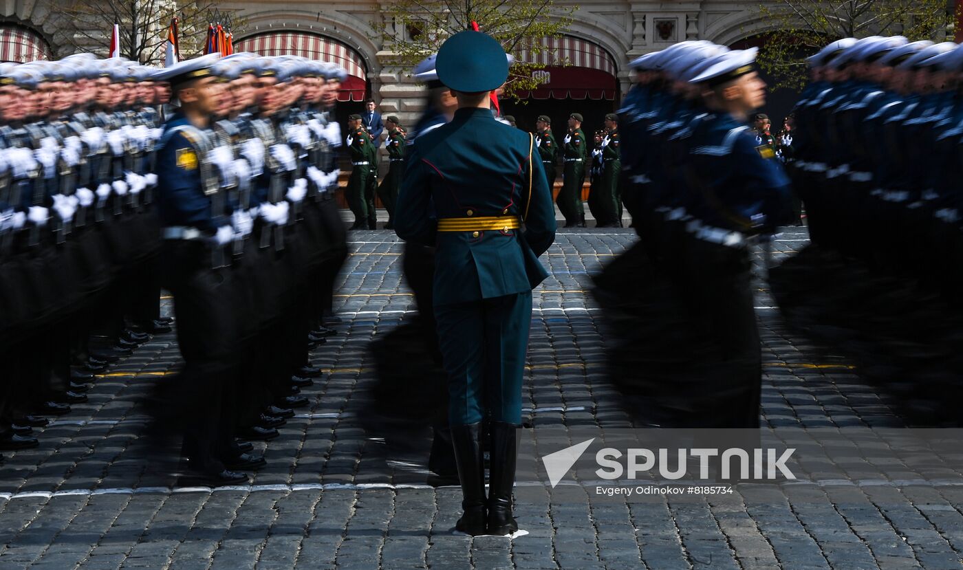 Russia WWII Victory Parade Rehearsal