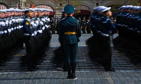 Russia WWII Victory Parade Rehearsal
