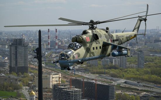 Russia WWII Victory Parade Rehearsal