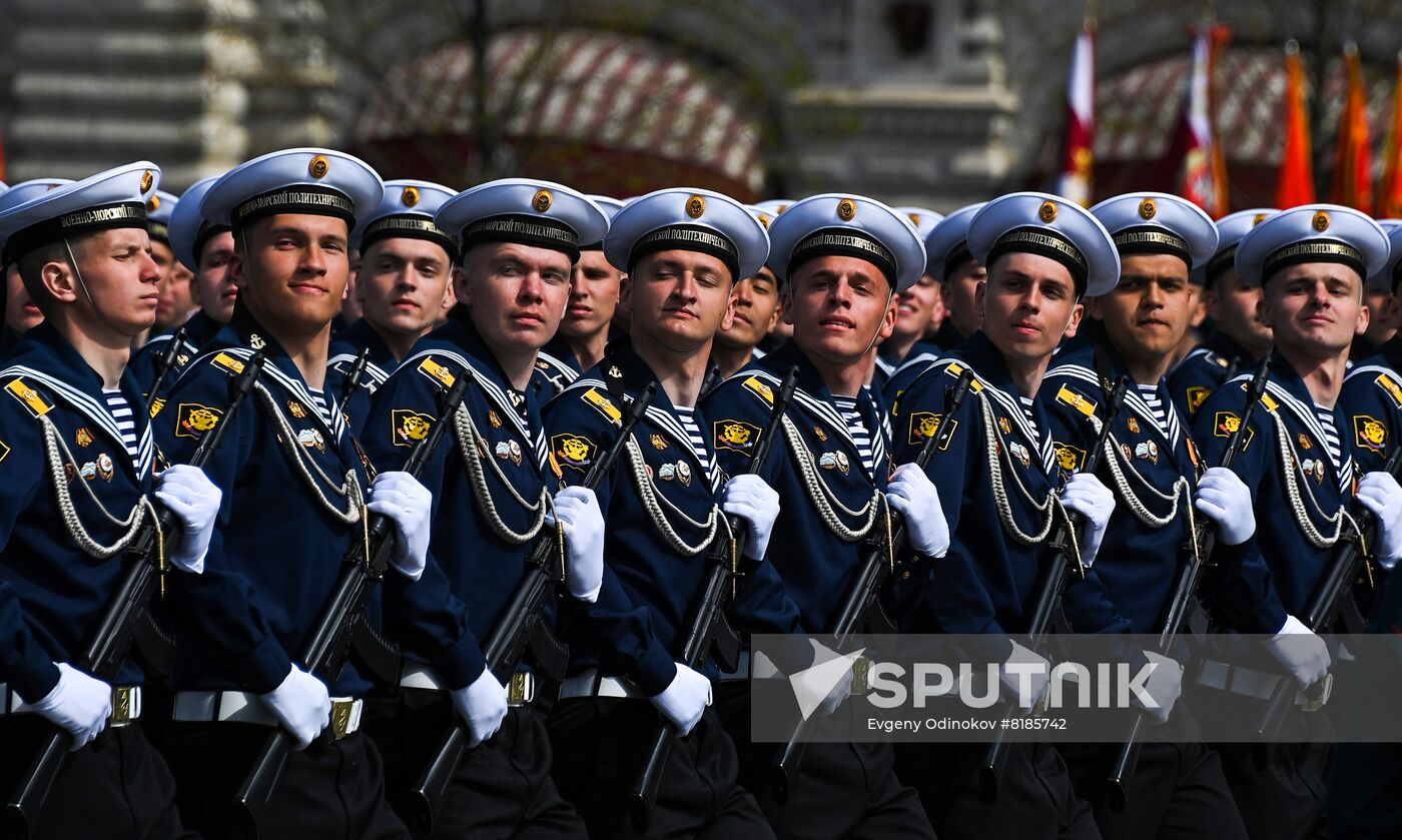 Russia WWII Victory Parade Rehearsal