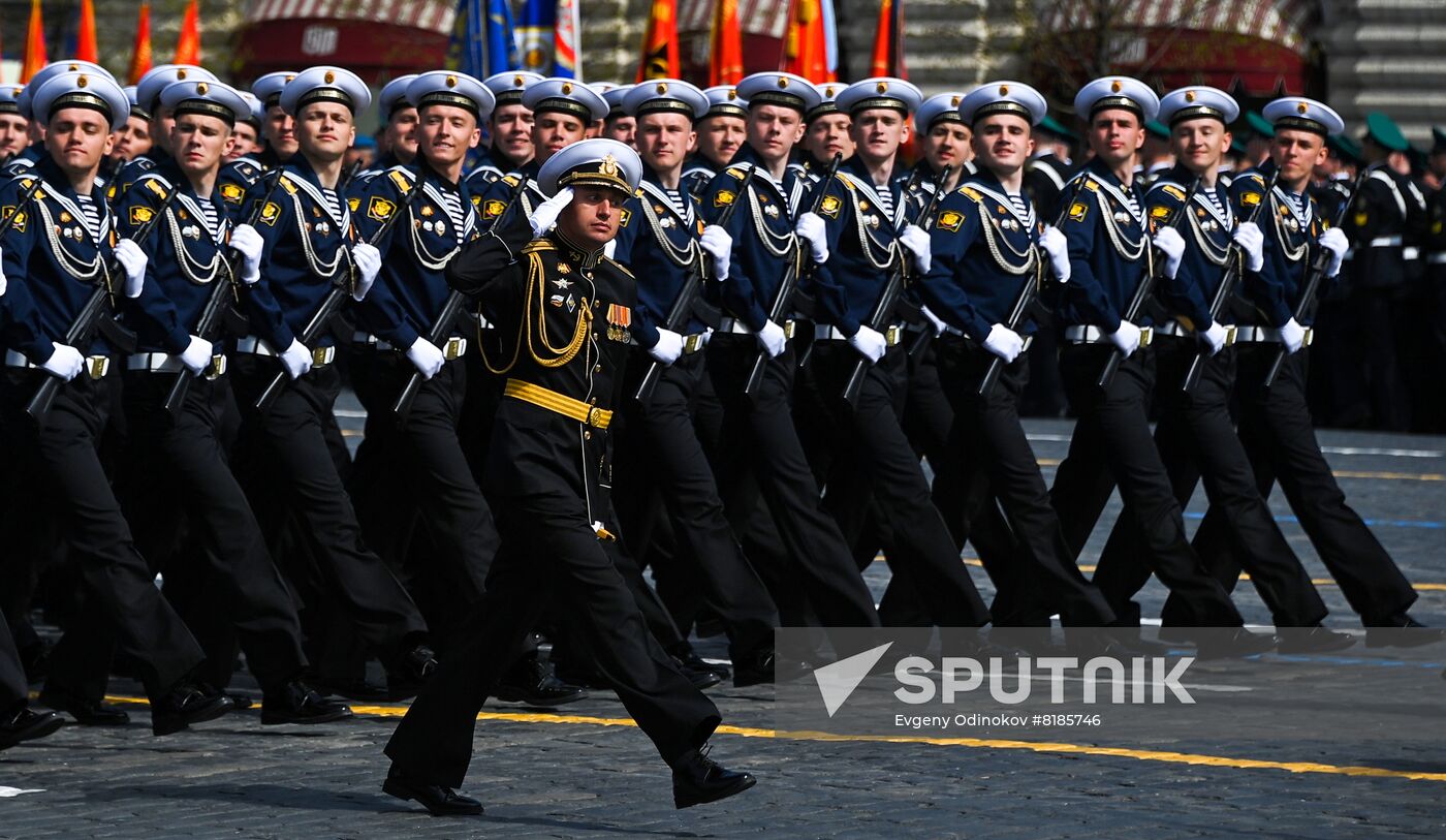 Russia WWII Victory Parade Rehearsal