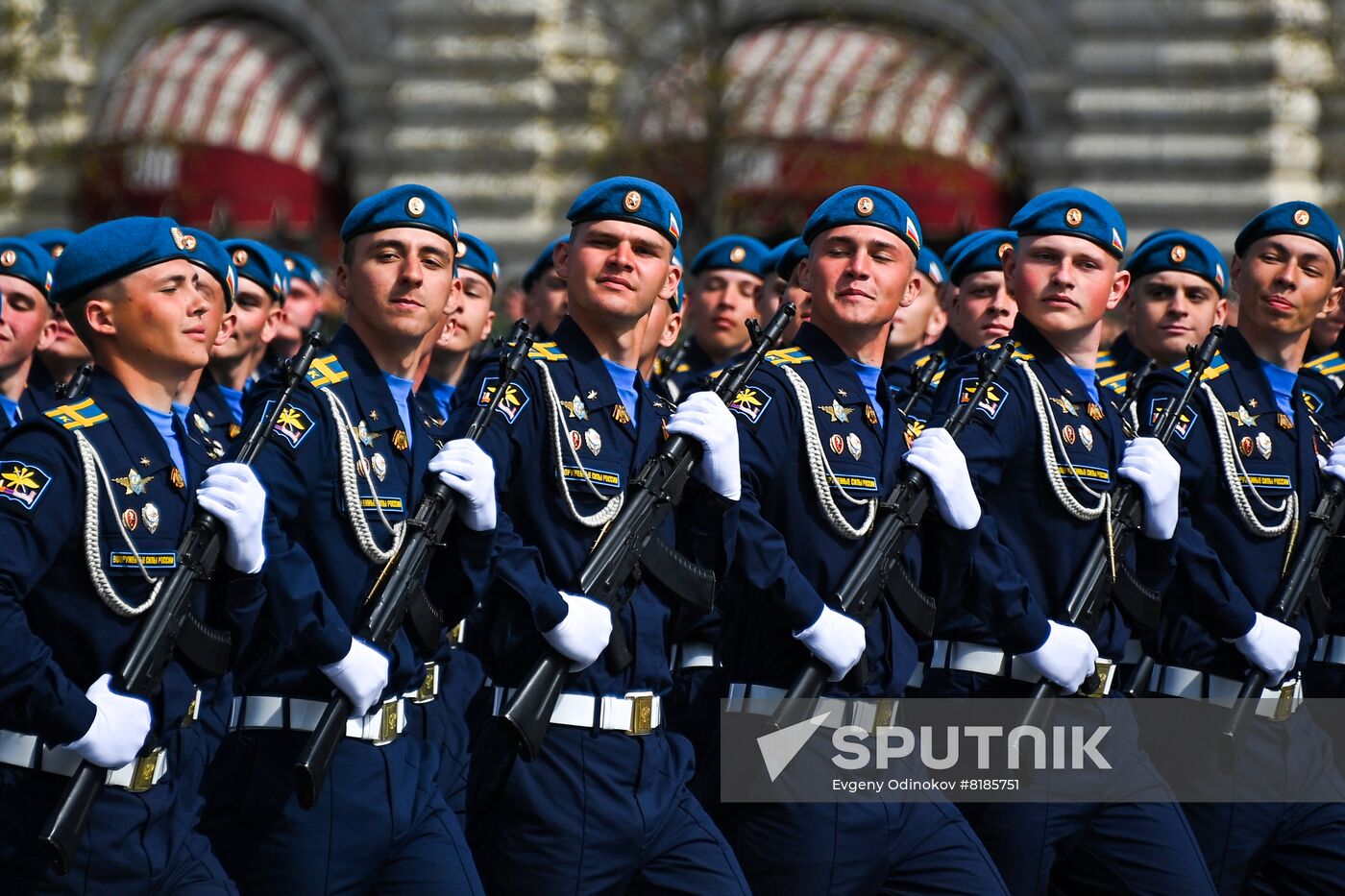 Russia WWII Victory Parade Rehearsal