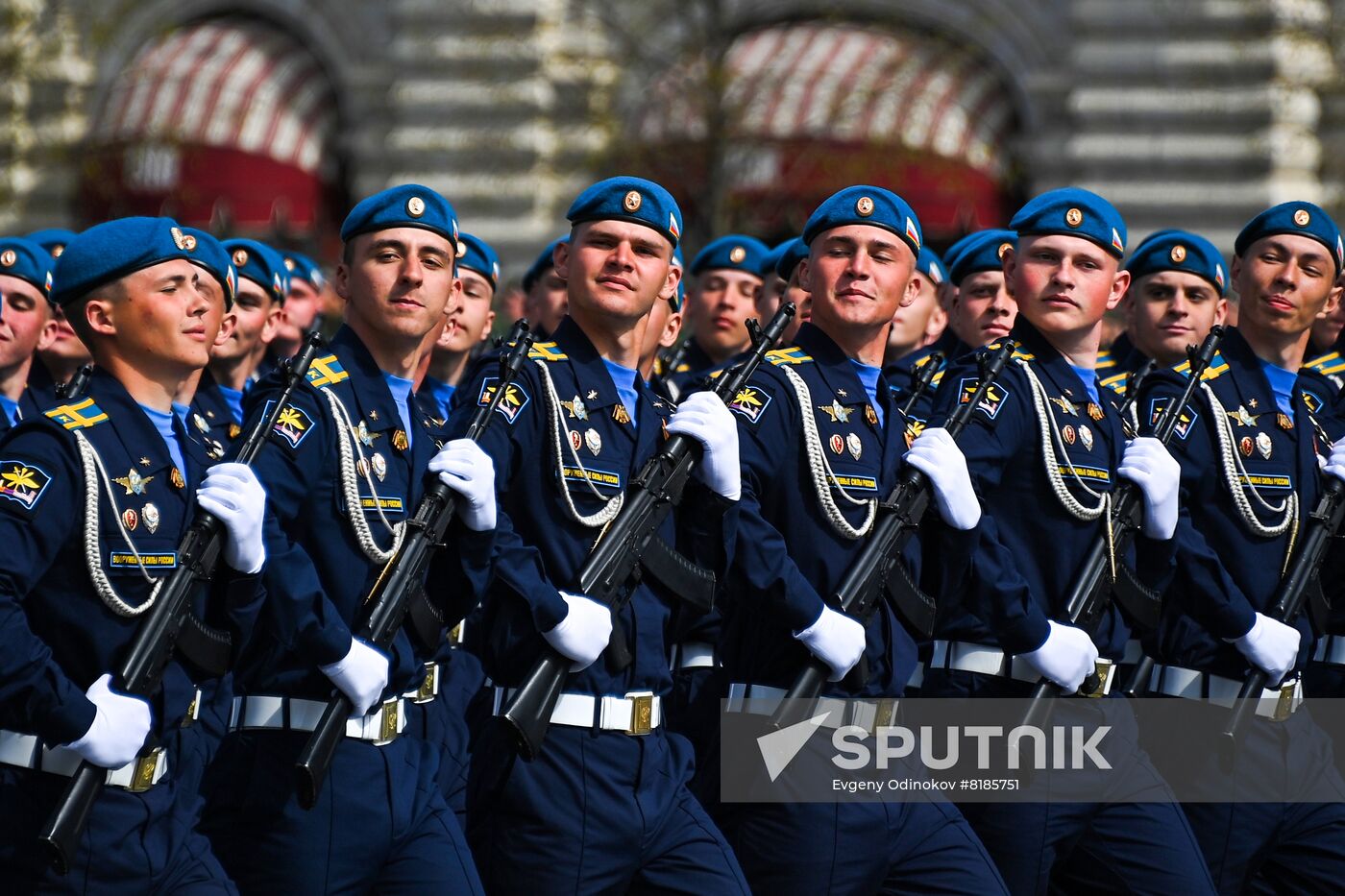 Russia WWII Victory Parade Rehearsal