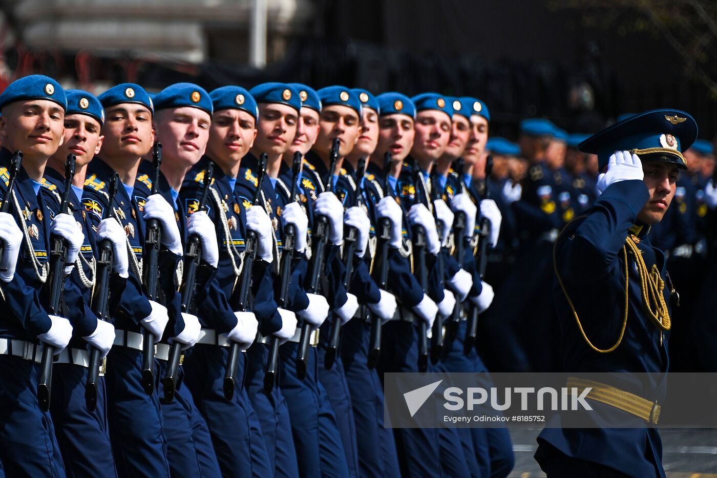 Russia WWII Victory Parade Rehearsal