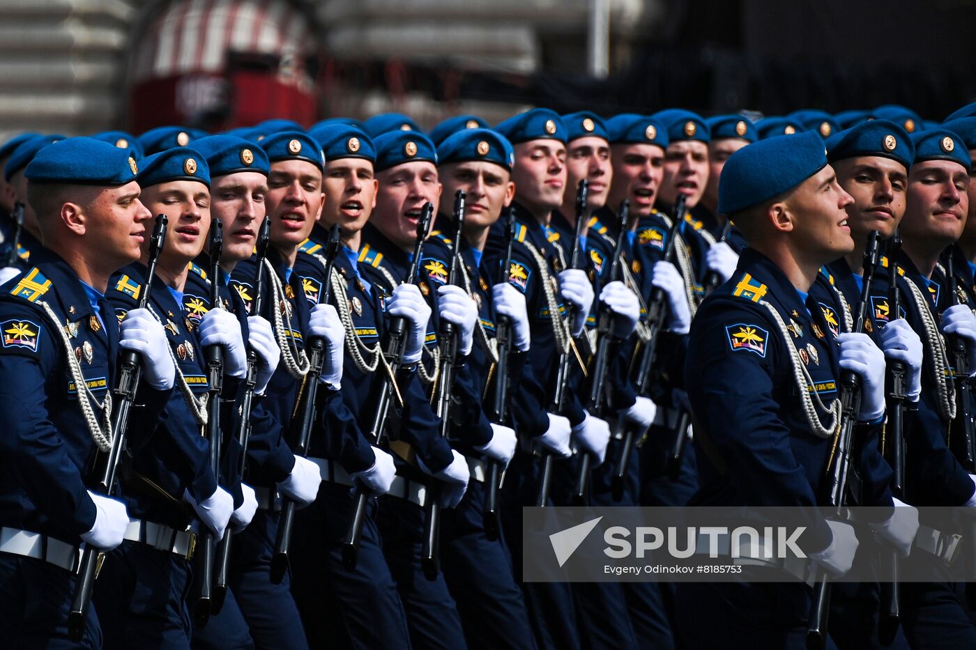 Russia WWII Victory Parade Rehearsal