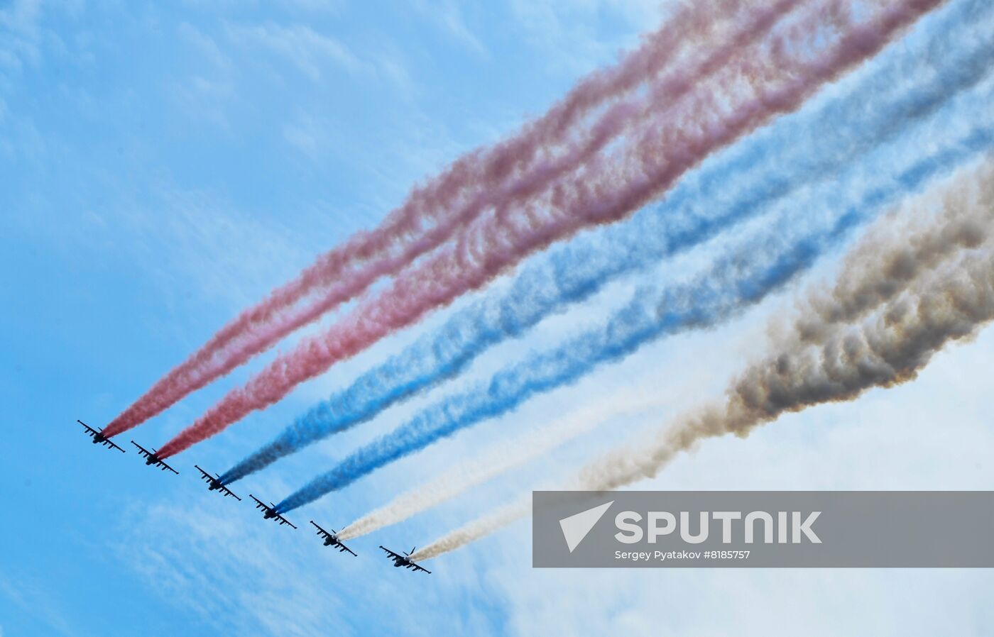 Russia WWII Victory Parade Rehearsal