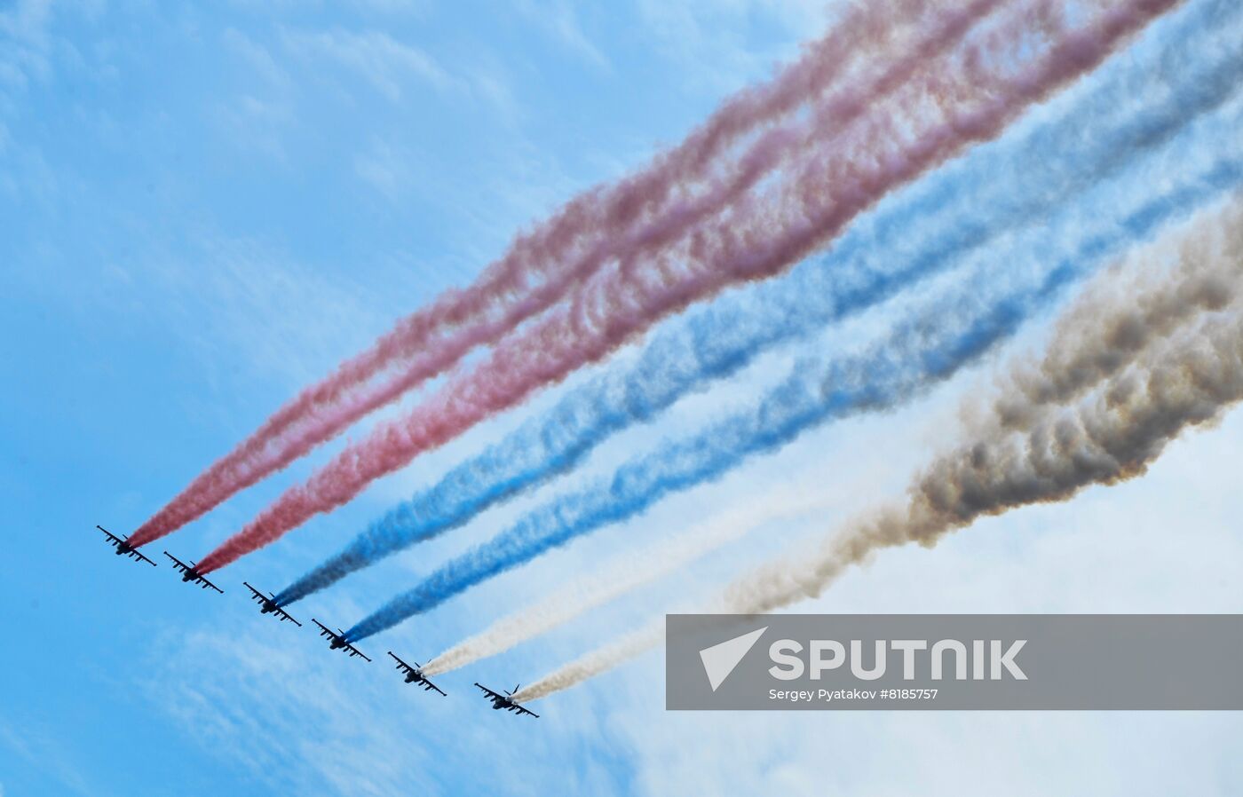 Russia WWII Victory Parade Rehearsal