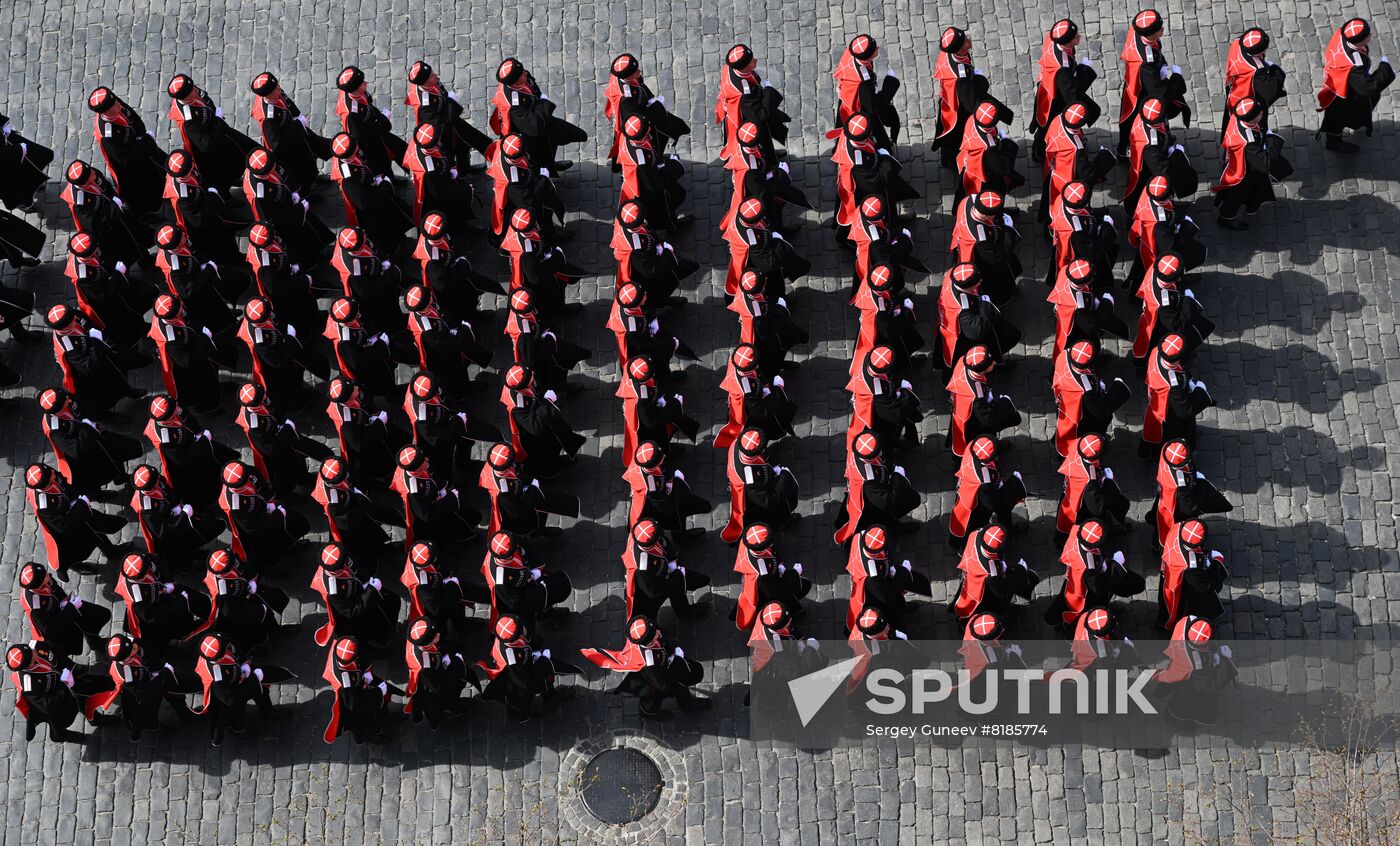 Russia WWII Victory Parade Rehearsal