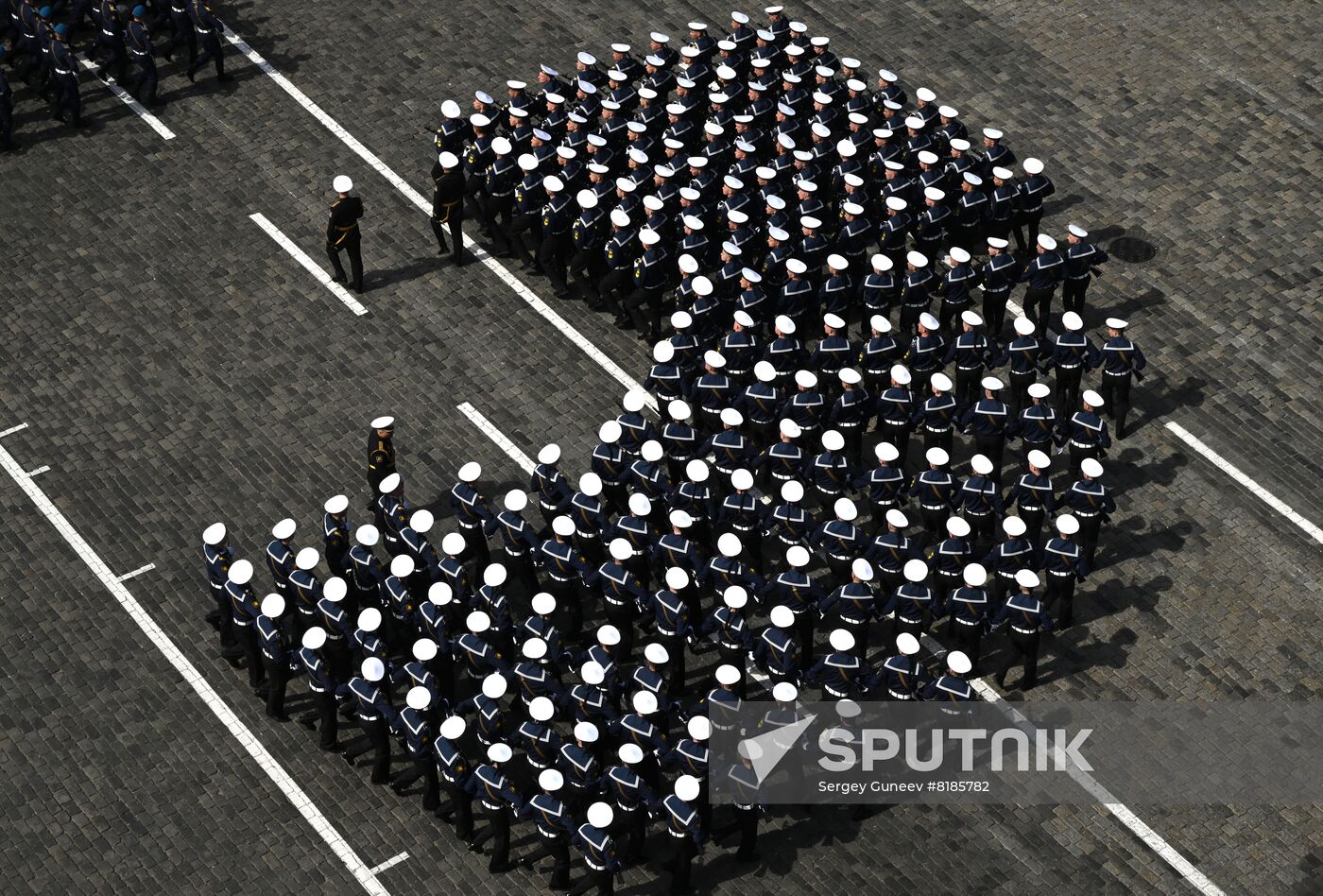 Russia WWII Victory Parade Rehearsal