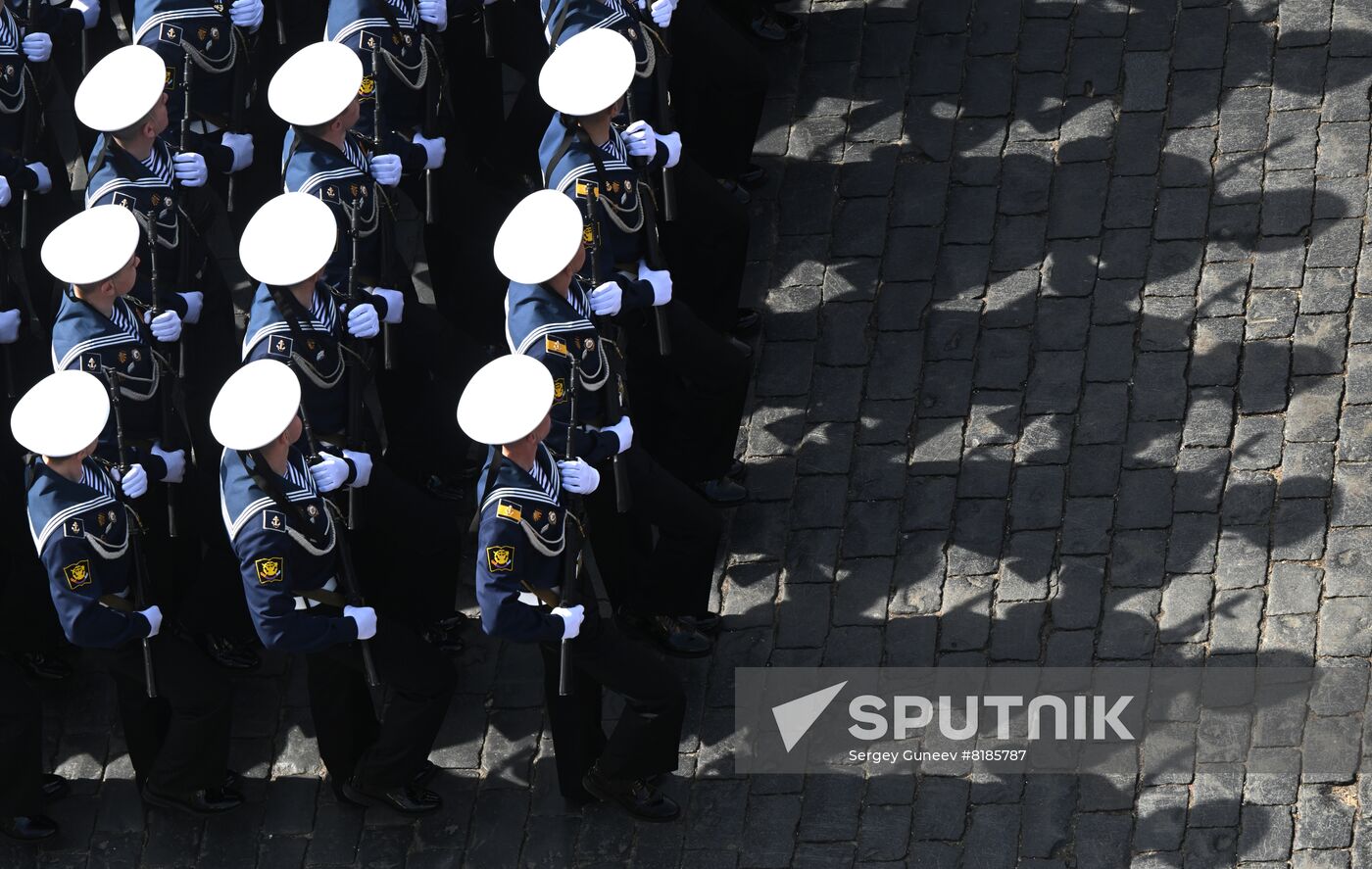 Russia WWII Victory Parade Rehearsal