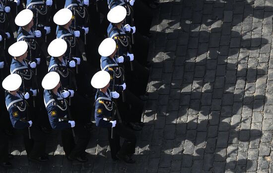 Russia WWII Victory Parade Rehearsal