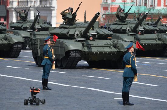 Russia WWII Victory Parade Rehearsal