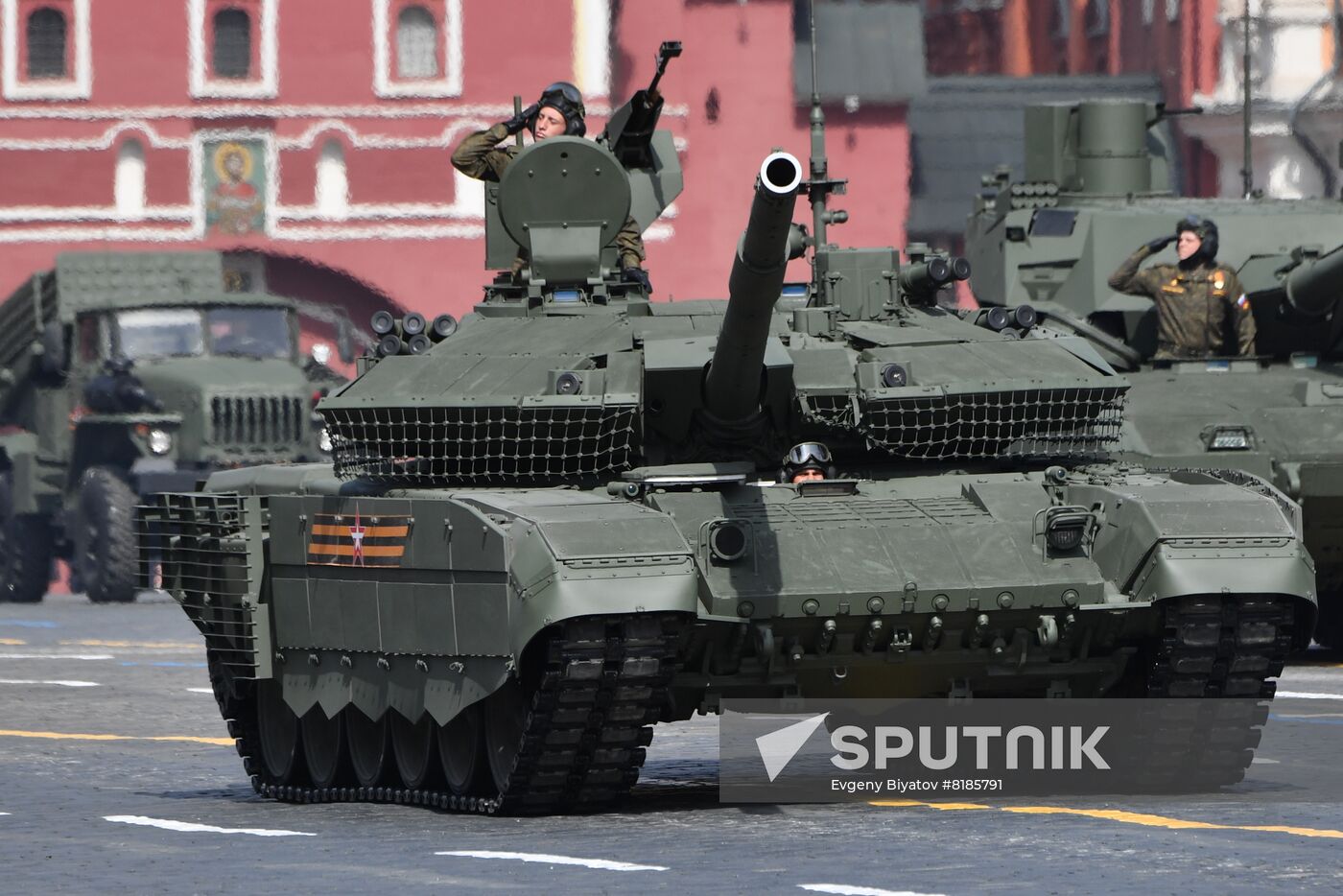 Russia WWII Victory Parade Rehearsal