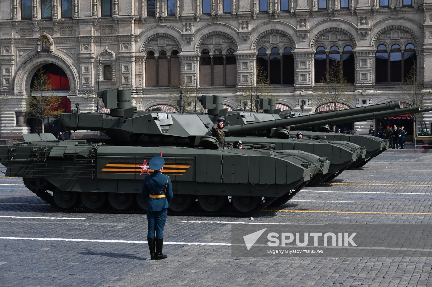 Russia WWII Victory Parade Rehearsal