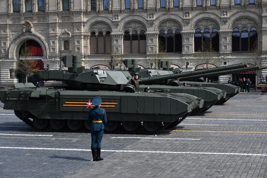 Russia WWII Victory Parade Rehearsal