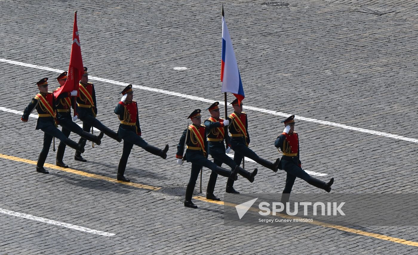 Russia WWII Victory Parade Rehearsal