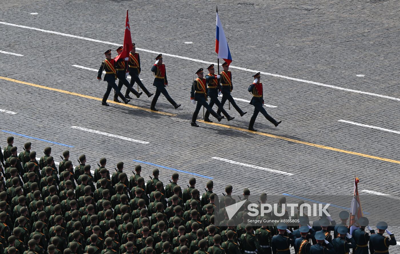 Russia WWII Victory Parade Rehearsal