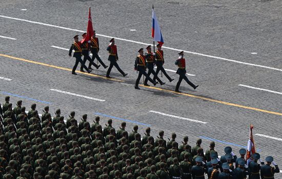 Russia WWII Victory Parade Rehearsal