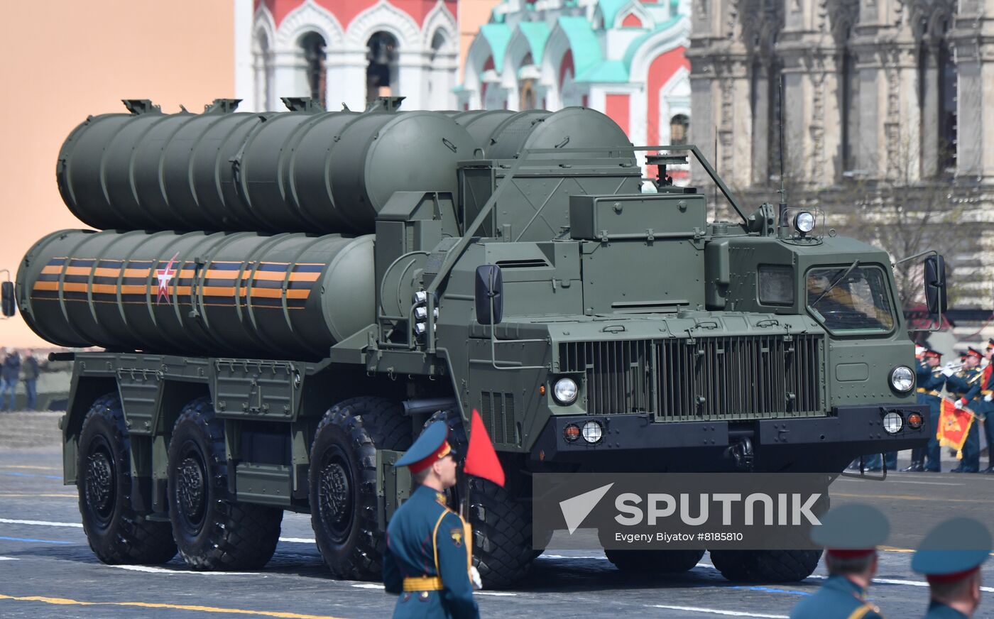 Russia WWII Victory Parade Rehearsal
