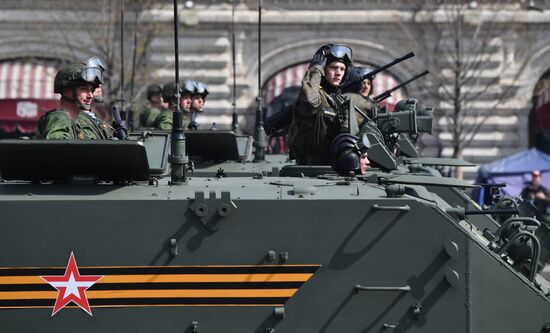 Russia WWII Victory Parade Rehearsal