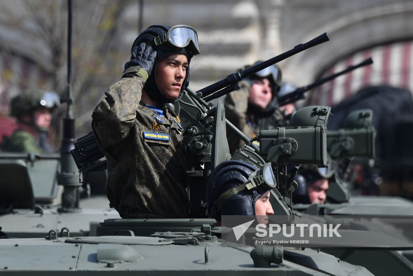 Russia WWII Victory Parade Rehearsal