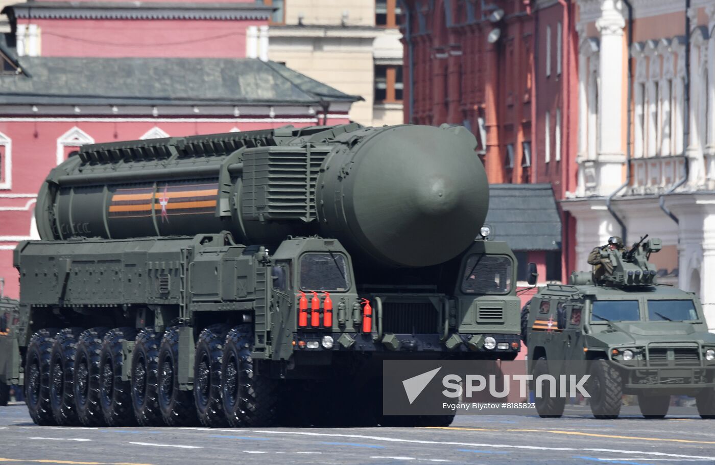 Russia WWII Victory Parade Rehearsal