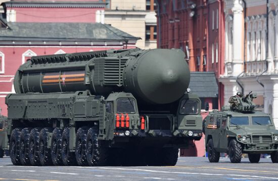 Russia WWII Victory Parade Rehearsal