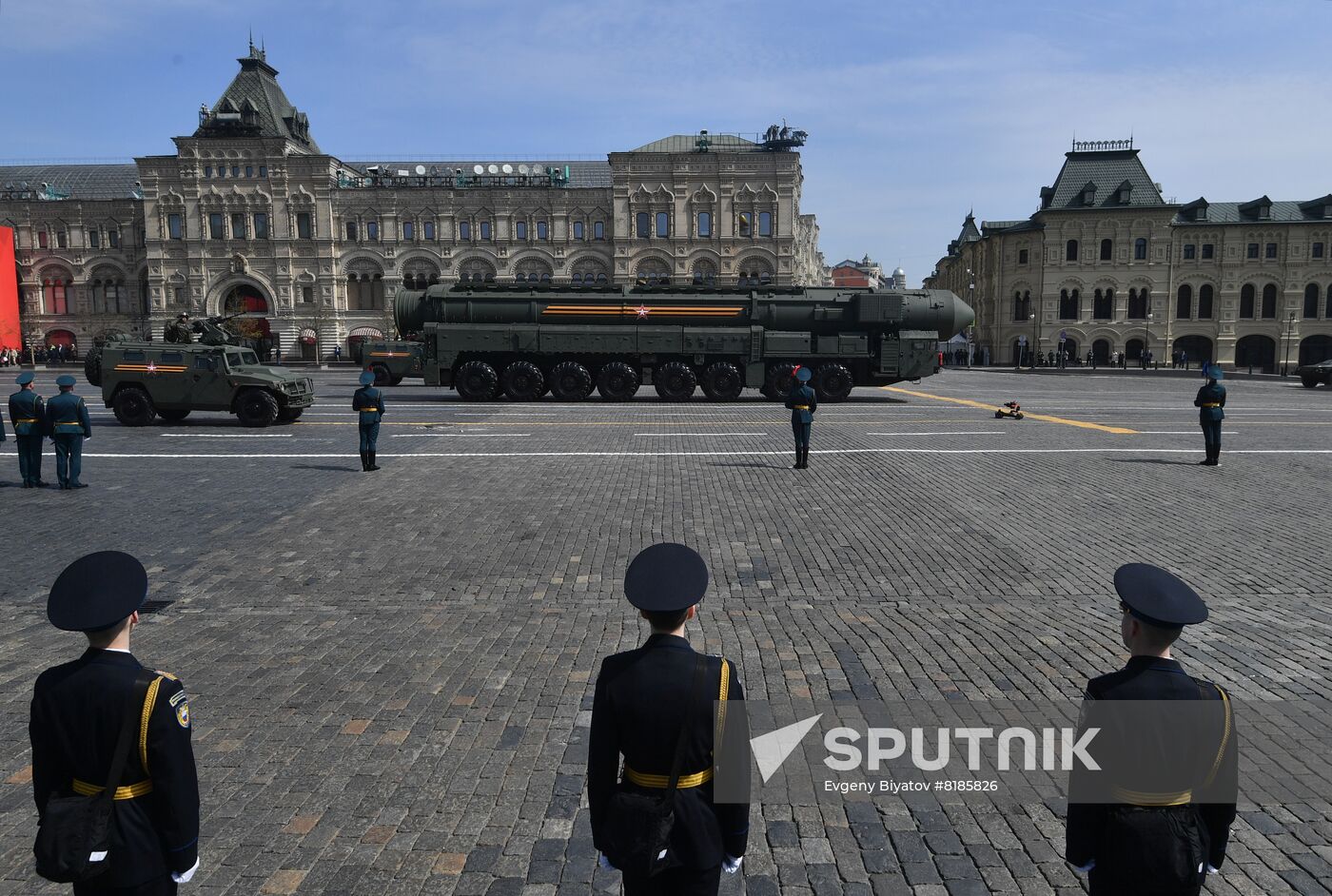 Russia WWII Victory Parade Rehearsal
