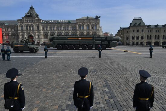 Russia WWII Victory Parade Rehearsal