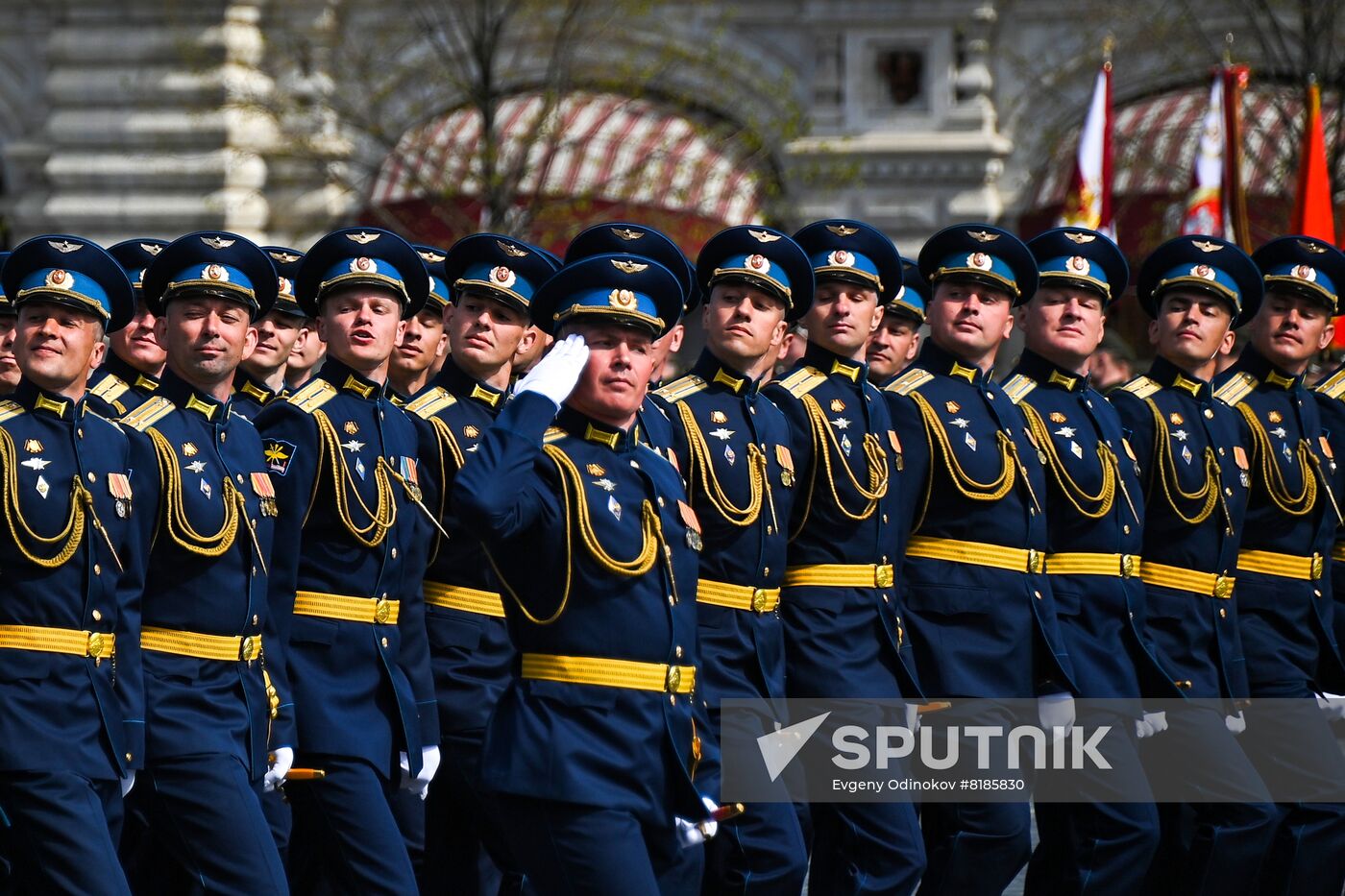 Russia WWII Victory Parade Rehearsal