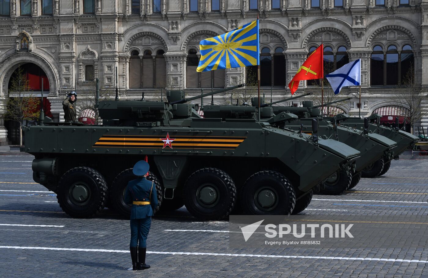 Russia WWII Victory Parade Rehearsal