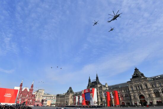 Russia WWII Victory Parade Rehearsal