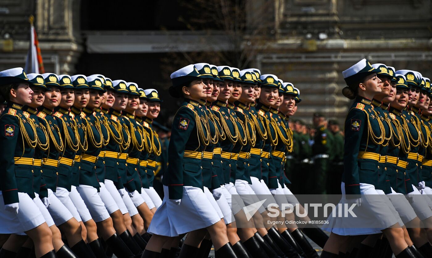 Russia WWII Victory Parade Rehearsal