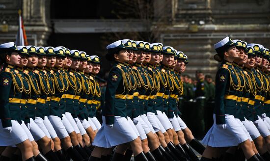 Russia WWII Victory Parade Rehearsal