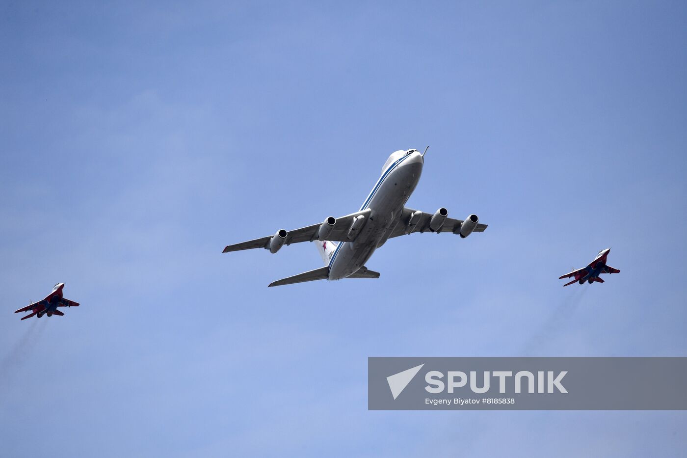 Russia WWII Victory Parade Rehearsal