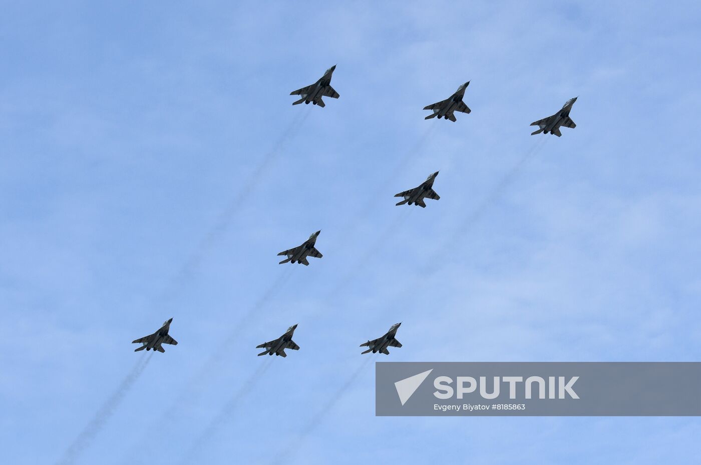 Russia WWII Victory Parade Rehearsal