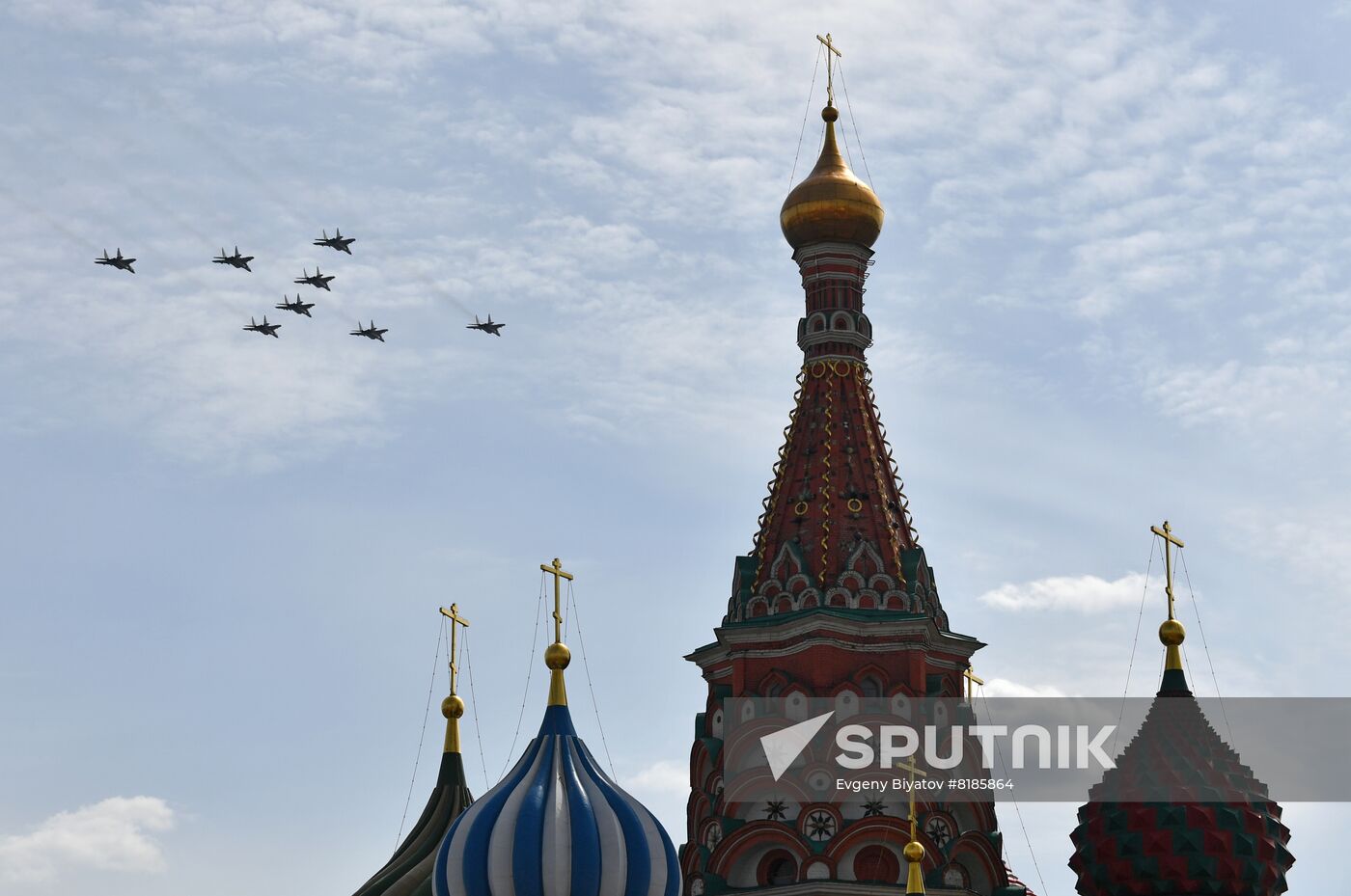 Russia WWII Victory Parade Rehearsal