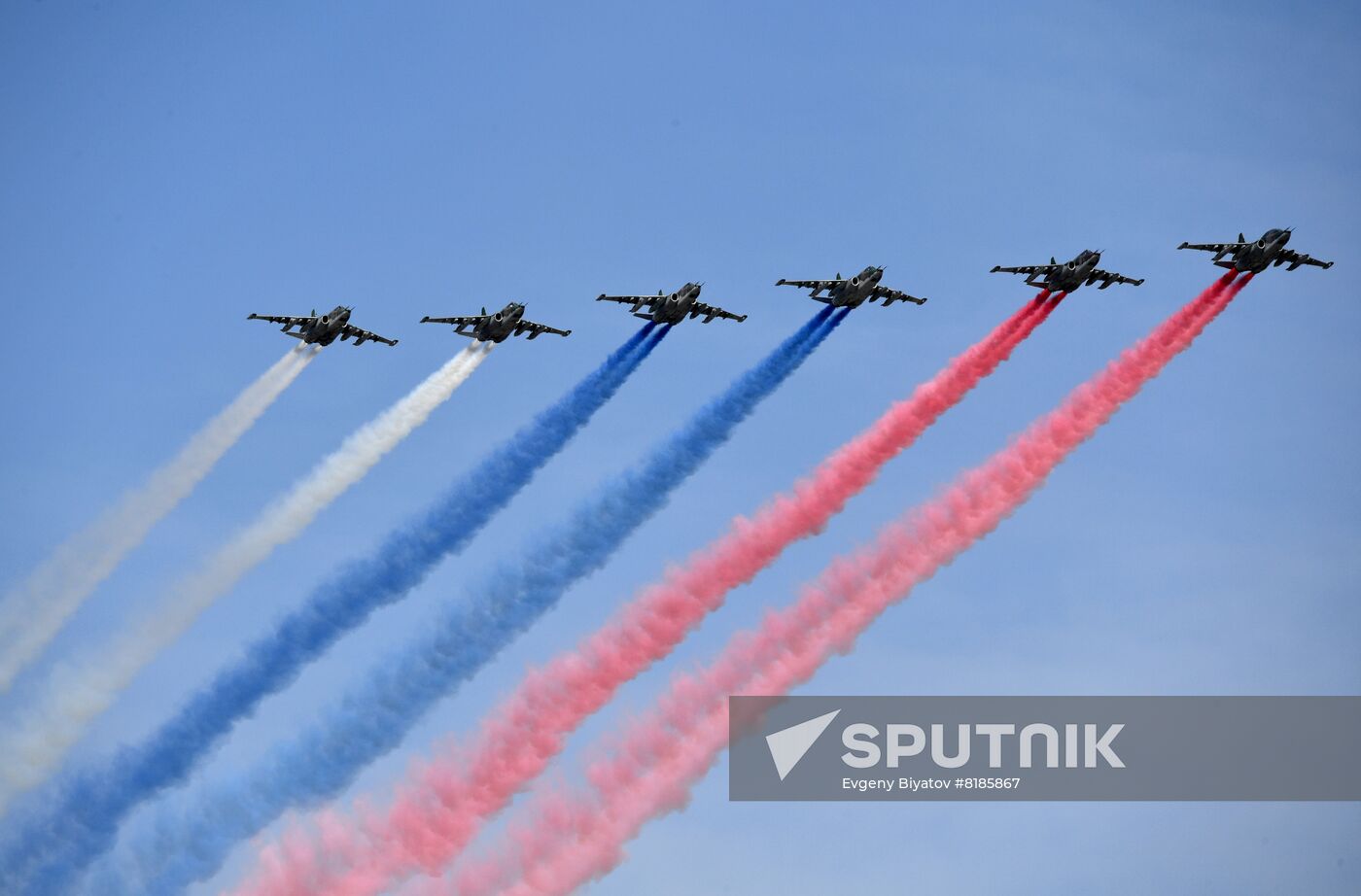 Russia WWII Victory Parade Rehearsal