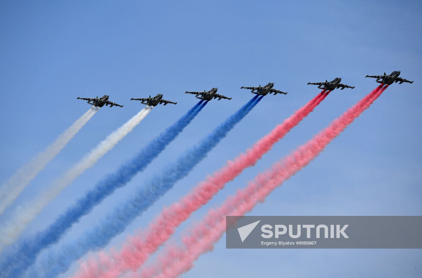 Russia WWII Victory Parade Rehearsal