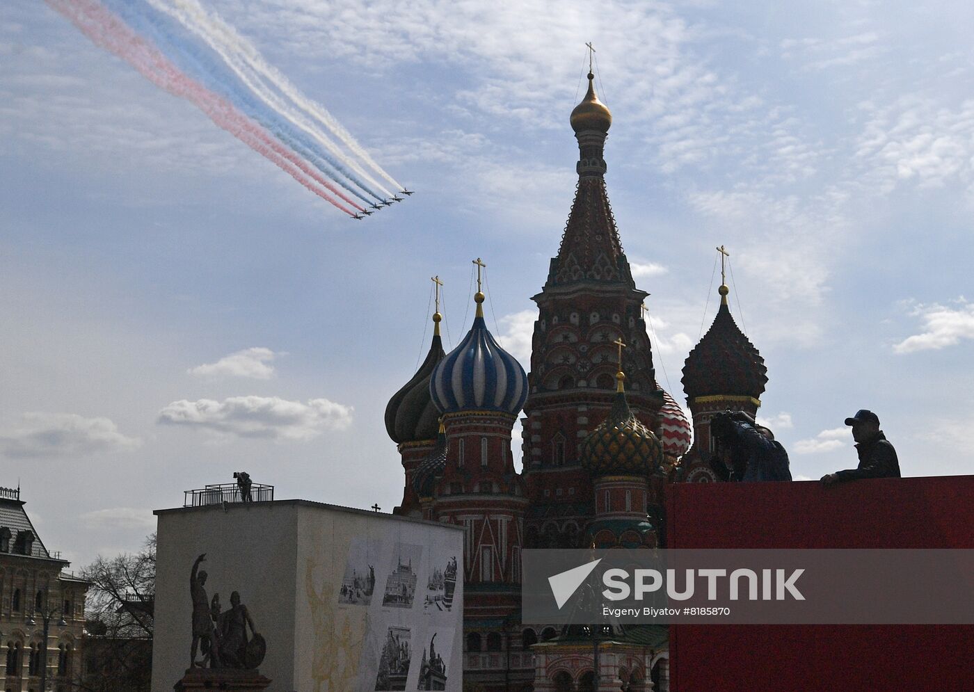 Russia WWII Victory Parade Rehearsal