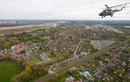 Russia Regions WWII Victory Parade Aerial Rehearsal