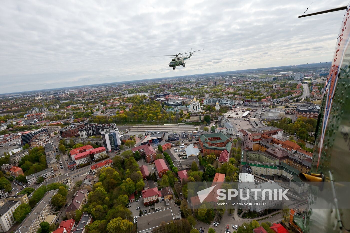 Russia Regions WWII Victory Parade Aerial Rehearsal