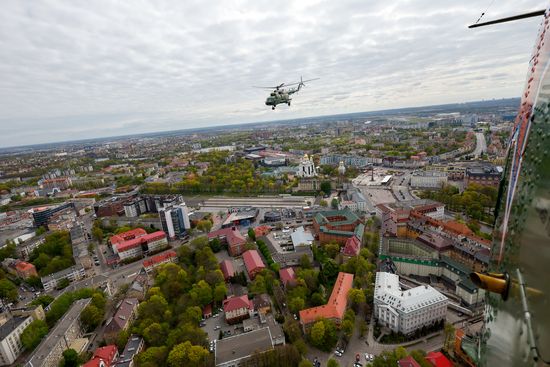 Russia Regions WWII Victory Parade Aerial Rehearsal