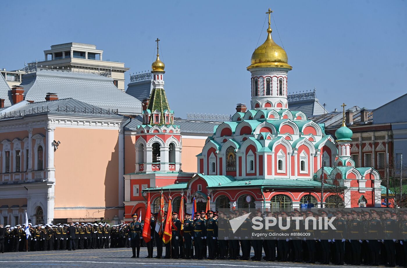 Russia WWII Victory Parade Rehearsal