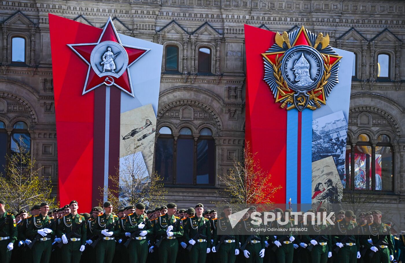 Russia WWII Victory Parade Rehearsal