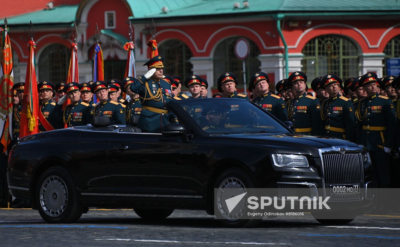 Russia WWII Victory Parade Rehearsal