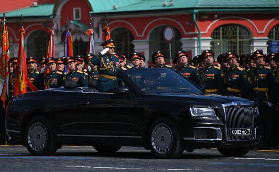 Russia WWII Victory Parade Rehearsal