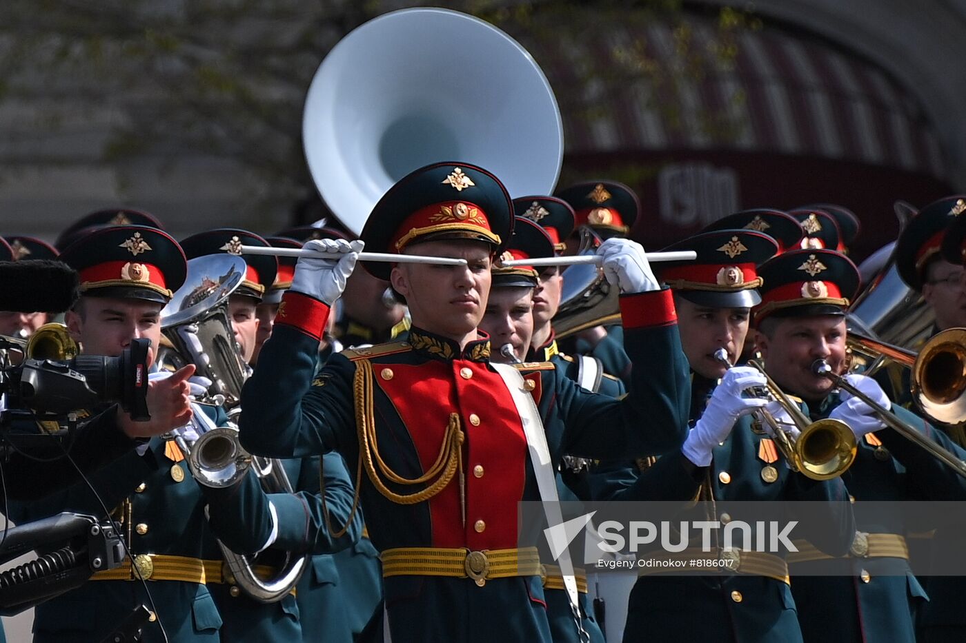 Russia WWII Victory Parade Rehearsal