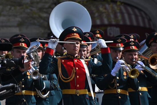 Russia WWII Victory Parade Rehearsal